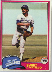 1981 Topps Baseball Cards      146     Bobby Castillo